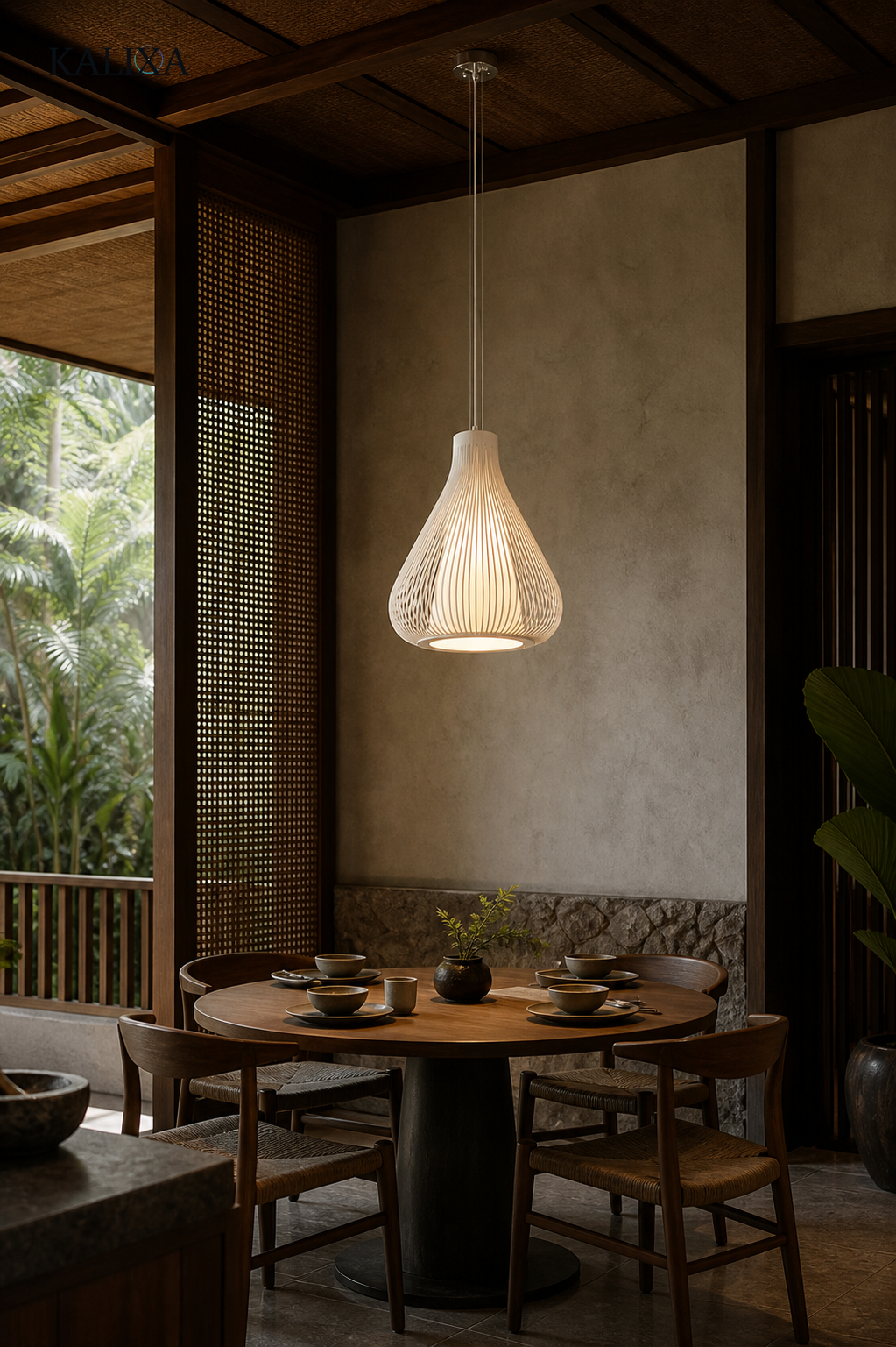 Aurea Wire Pendant 001 - Warm White