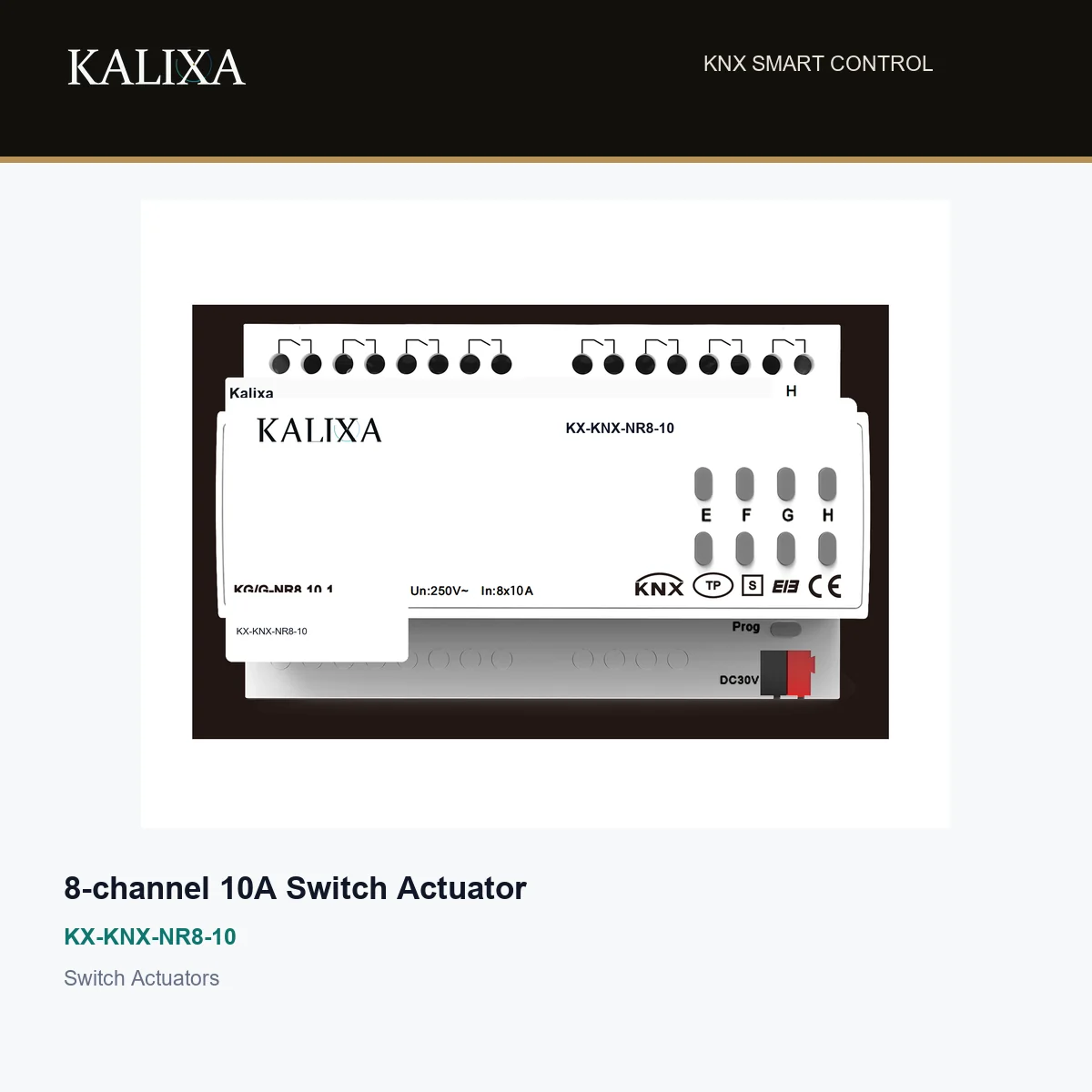 8-channel 10A Switch Actuator