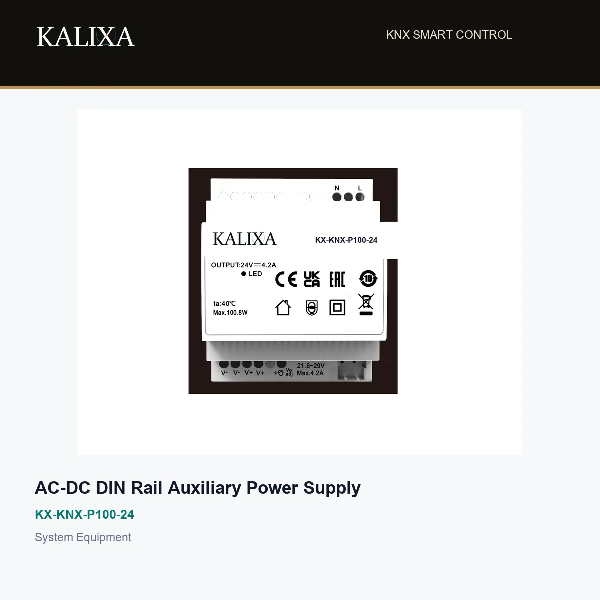 Kalixa Auxiliary power supply