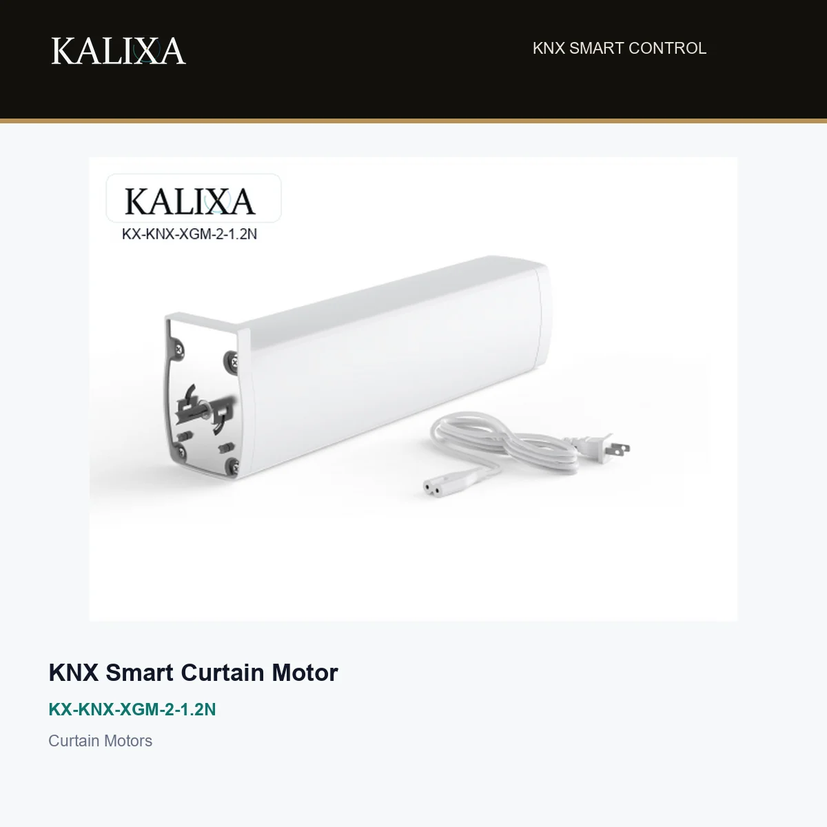 Kalixa KNX smart curtain motor