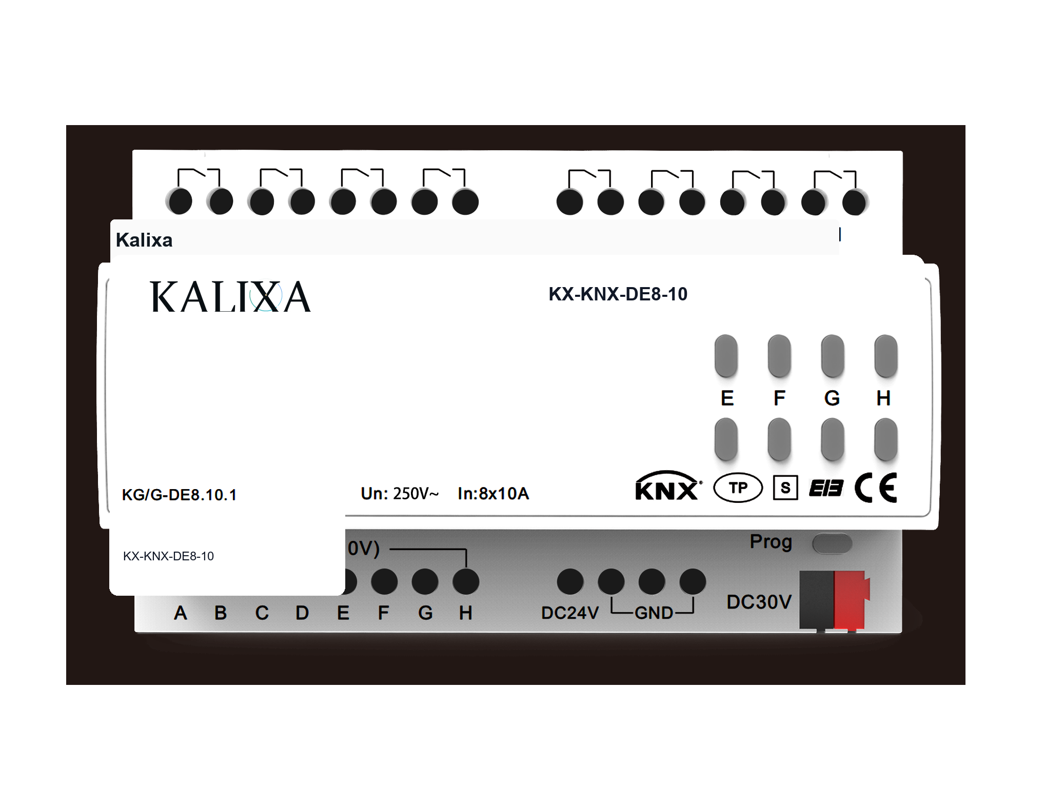 8-channel 0-10V Dimming Actuator